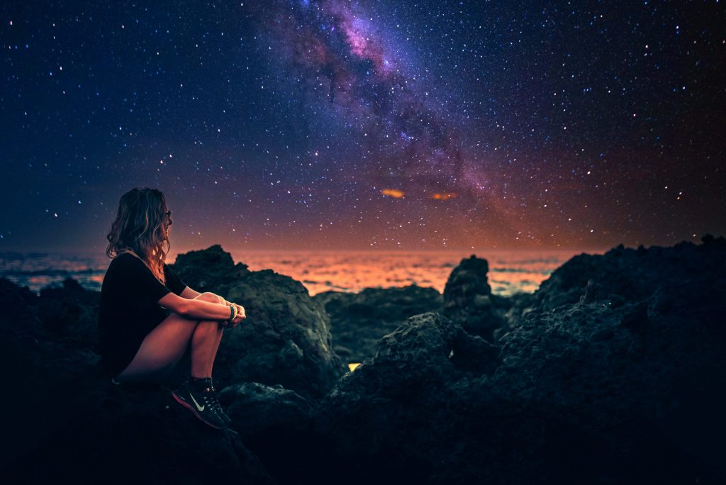 Human reflection of a personal starseed session